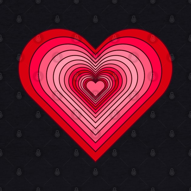 Falling in Love Valentine's Day Heart Pattern by Vector Deluxe